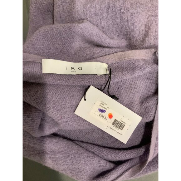 IRO Purple Wool One Sleeve Baurel Sweater, Size Large, NWT! - Picture 5 of 5